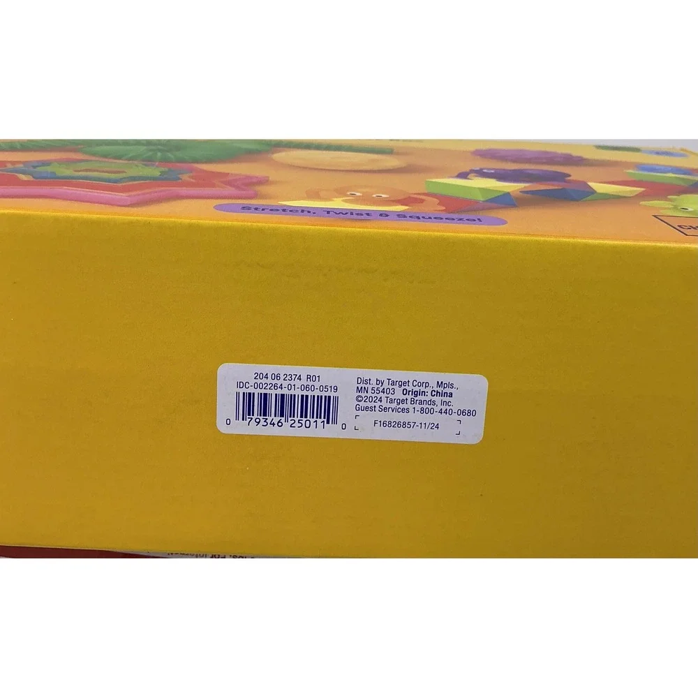 GiggleScape Fidget Box 28 Piece Set Ages 3 Sensory Toys Fine Motor‎ Skills